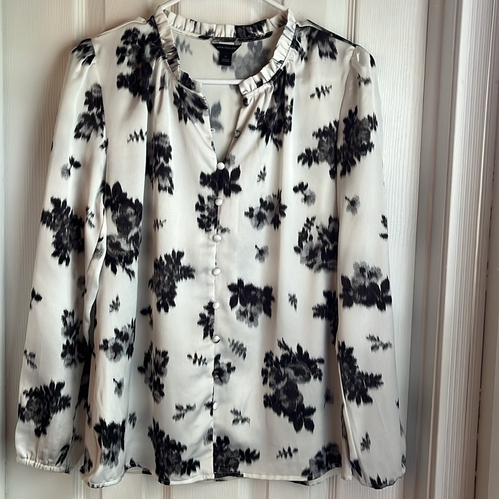Ikat floral blouse
